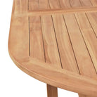 Fijn geschuurde houten tuintafel voor buiten met klassiek ontwerp - Tuintafels