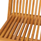 Fijn geschuurde inklapbare houten tuinstoelen met elegant ontwerp - Tuinstoelen