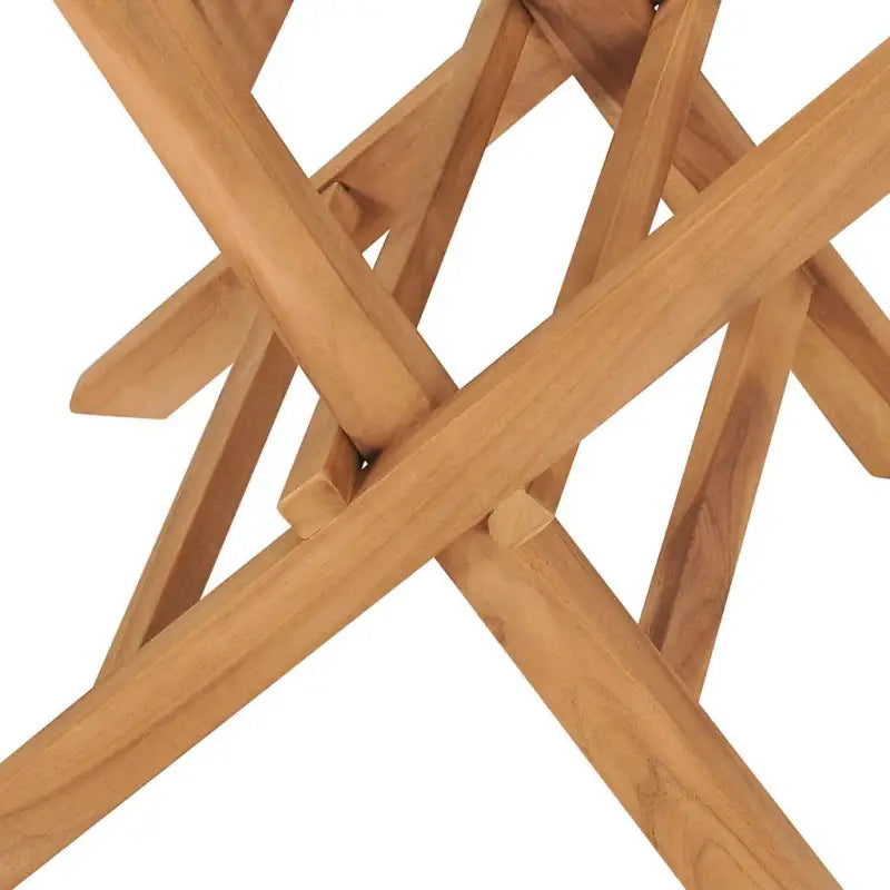 Fijn geschuurde teak klapstoel met levering bevat inklapbare stoelen - Tuinstoelen