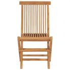 Fijn geschuurde teak klapstoel met levering bevat inklapbare stoelen - Tuinstoelen