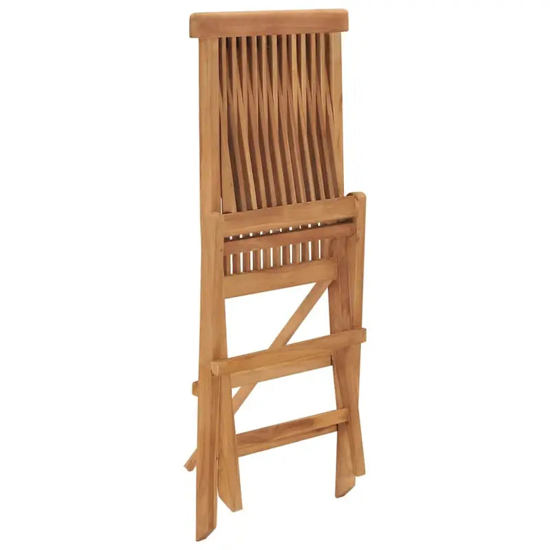 Fijn geschuurde teak klapstoel met levering bevat inklapbare stoelen - Tuinstoelen