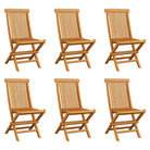 Fijn geschuurde teak klapstoel met levering bevat inklapbare stoelen - 6 - Tuinstoelen