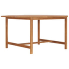 Fijn geschuurde teakhouten eettafel met waterbasis afwerking - 150 x 150 x 75 cm / 1 / Achthoekig - Tuintafels