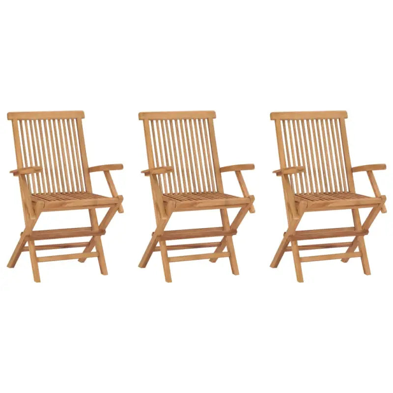 Fijn geschuurde teakhouten tuinstoelen met comfortabele zitplekken - 3 - Tuinstoelen
