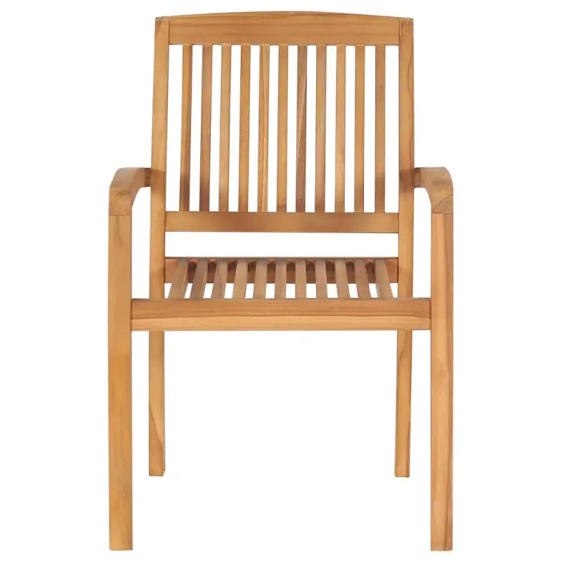 Fijn geschuurde teakhouten tuinstoelen met vintage uitstraling - Tuinstoelen