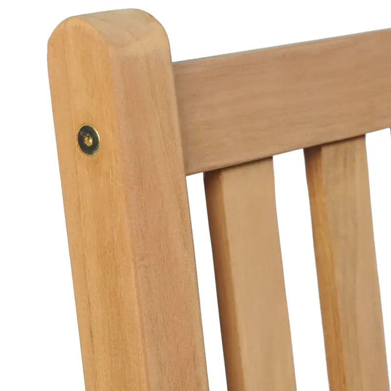 Fijn geschuurde teakhouten tuinstoelen set voor buitenruimte - Tuinstoelen