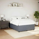 Fluweel bedframe voor een comfortabele en warme slaapkamer sfeer - Donkergrijs / 160 x 200 cm - Bedden & bedframes