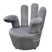 Fluwelen fauteuil in handvorm voor stijl en comfort - Fauteuils & Relaxfauteuils