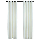 Fluwelen gordijnen met metalen ringen voor elegante privacy en warmte - Gordijnen & vitrages