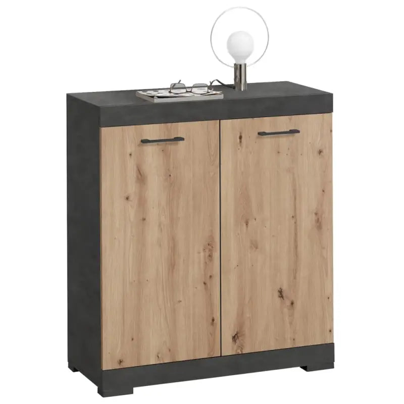 FMD kast met melamine bedekt spaanplaat voor veelzijdige opbergruimte - Bruin / 1 - Kledingkasten