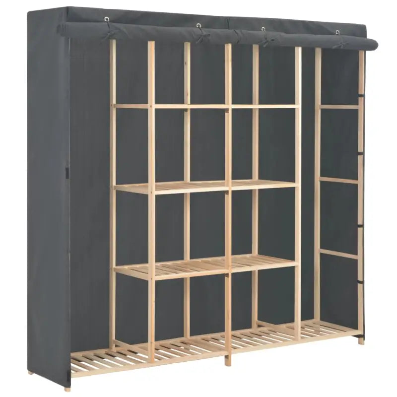 Functionele Kledingkast met Warm en Decoratief Ontwerp - Kledingkasten