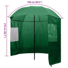 Functionele parasol voor vissers van gepoedercoat staal - Parasols en zonneschermen