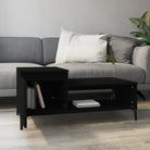 Functionele salontafel van bewerkt hout met stabiele en vochtbestendige afwerking - Salontafels