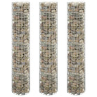 Gabion plantenbak in gegalvaniseerd staal voor een stabiele border - Ø 30 x 150 cm (3 pcs) / 1 - Bloempotten &