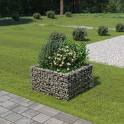 Gabion plantenbak van gegalvaniseerd staal voor tuin en terras - Bloempotten & plantenbakken