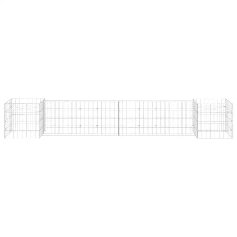 Gabion plantenbak voor een stijlvolle tuinborder - Bloempotten & plantenbakken