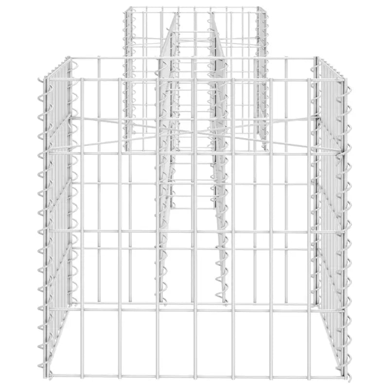 Gabion plantenbak voor een stijlvolle tuinborder - Bloempotten & plantenbakken