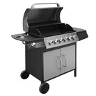 Gasbarbecue met verwijderbare vetopvanger en stevige zwenkwielen - Barbecues