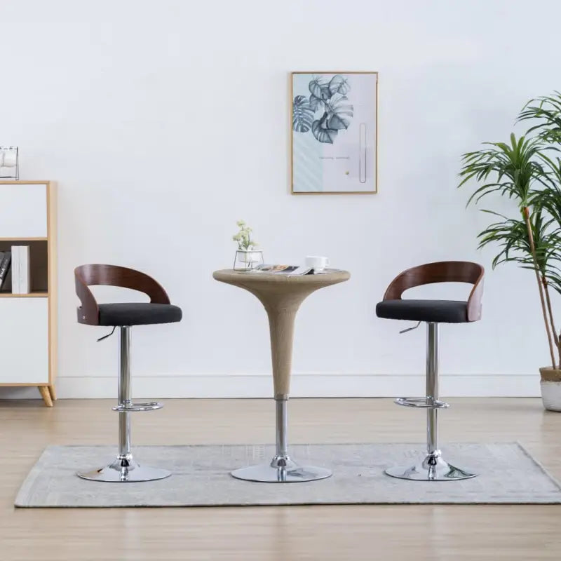 Gebogen hout barkrukken met metalen frame levering bevat stijlvolle stoelen - Barkrukken