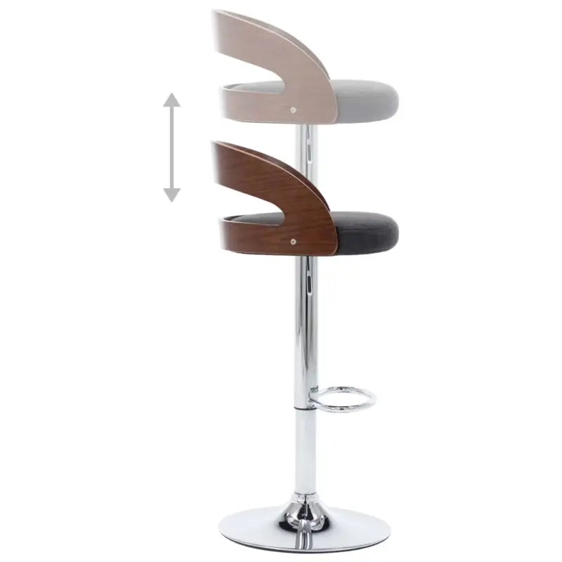 Gebogen hout barkrukken met metalen frame levering bevat stijlvolle stoelen - Barkrukken