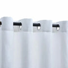 Gebroken Witte Gordijnen met Metalen Ringen voor Elegante Privacy - Gordijnen & vitrages