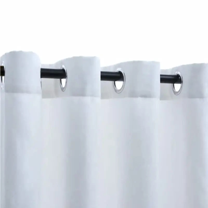Gebroken Witte Gordijnen met Metalen Ringen voor Elegante Privacy - Gordijnen & vitrages