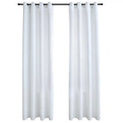 Gebroken Witte Gordijnen met Metalen Ringen voor Elegante Privacy - Gordijnen & vitrages