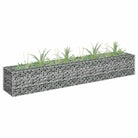 Gegalvaniseerd Staal Gabion Plantenbak voor Stijlvolle Tuinranden - 180 x 30 x 30 cm / 1 - Bloempotten & plantenbakken
