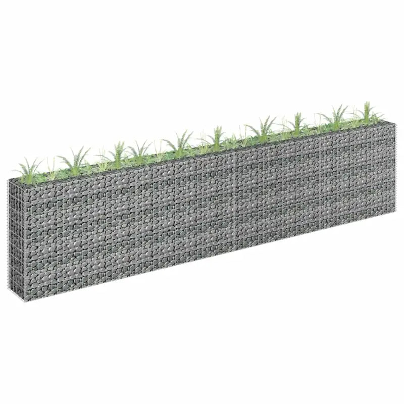 Gegalvaniseerd Staal Gabion Plantenbak voor Stijlvolle Tuinranden - 360 x 30 x 90 cm / 1 - Bloempotten & plantenbakken