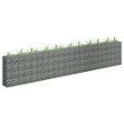 Gegalvaniseerd Staal Gabion Plantenbak voor Stijlvolle Tuinranden - 450 x 30 x 90 cm / 1 - Bloempotten & plantenbakken
