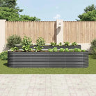 Gegalvaniseerd staal plantenbak voor tuin balkon en patio decoratie - Bloempotten & plantenbakken