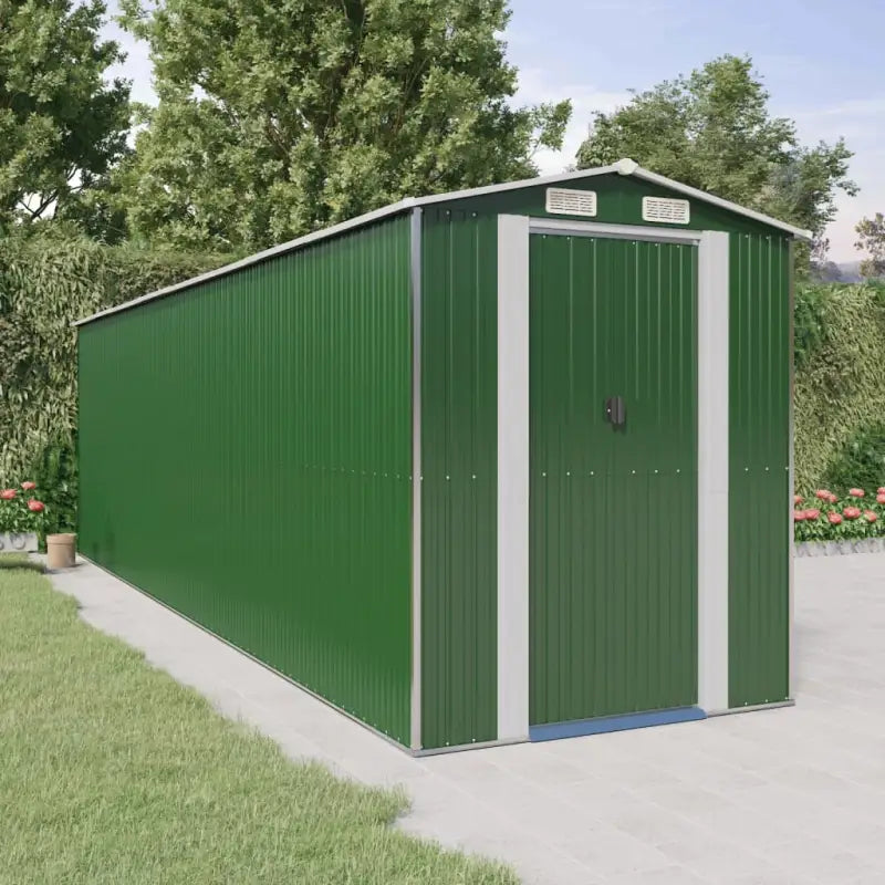 Gegalvaniseerd Staal Tuinopslag Schuur voor Buitenmateriaal - 192 x 689 x 223 cm / 1 - Tuinhuizen