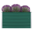 Gegalvaniseerd Staal Verhoogd Tuinbed voor Planten en Groenten - Groen / 1 - Bloempotten & plantenbakken