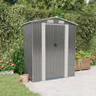 Gegalvaniseerd stalen tuinhuizen met praktische ventilatieopening - Lichtgrijs / 1 - Tuinhuizen