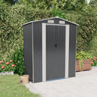Gegalvaniseerd stalen tuinhuizen met praktische ventilatieopening - Antraciet / 1 - Tuinhuizen