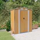 Gegalvaniseerd stalen tuinhuizen met praktische ventilatieopening - Lichtbruin / 1 - Tuinhuizen