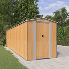 Gegalvaniseerd Stalen Tuinhuizen voor Opslag van Buitenspullen - 192 x 772 x 223 cm / 1 - Tuinhuizen