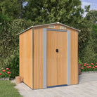 Gegalvaniseerd Stalen Tuinhuizen voor Opslag van Buitenspullen - 192 x 191 x 223 cm / 1 - Tuinhuizen