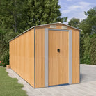 Gegalvaniseerd Stalen Tuinhuizen voor Opslag van Buitenspullen - 192 x 606 x 223 cm / 1 - Tuinhuizen