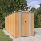 Gegalvaniseerd Stalen Tuinhuizen voor Opslag van Buitenspullen - 192 x 523 x 223 cm / 1 - Tuinhuizen