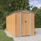 Gegalvaniseerd Stalen Tuinhuizen voor Opslag van Buitenspullen - 192 x 440 x 223 cm / 1 - Tuinhuizen