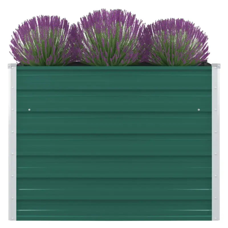 Gegalvaniseerd stalen verhoogd tuinbed voor planten en groenten - Groen / 1 - Bloempotten & plantenbakken
