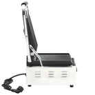 Gegroefde Panini Grill met Gietijzeren Platen voor snel grillen - Elektrische bakplaten & grills