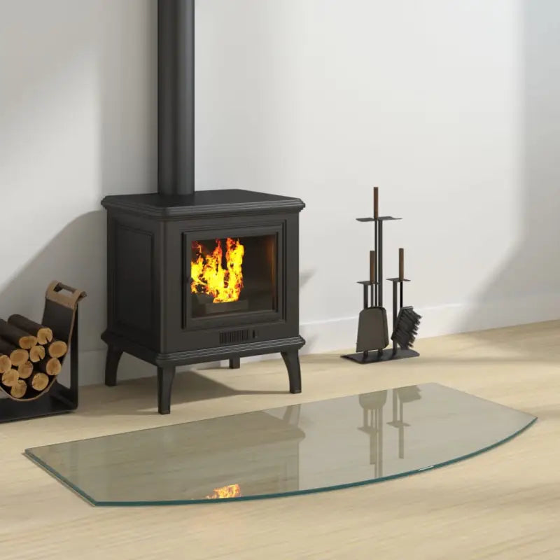 Gehard glas plaat voor openhaard vloerbescherming - 100 x 50 cm / 1 - Glas