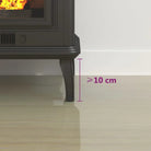 Gehard glas voor openhaard bescherming op de vloer - Glas