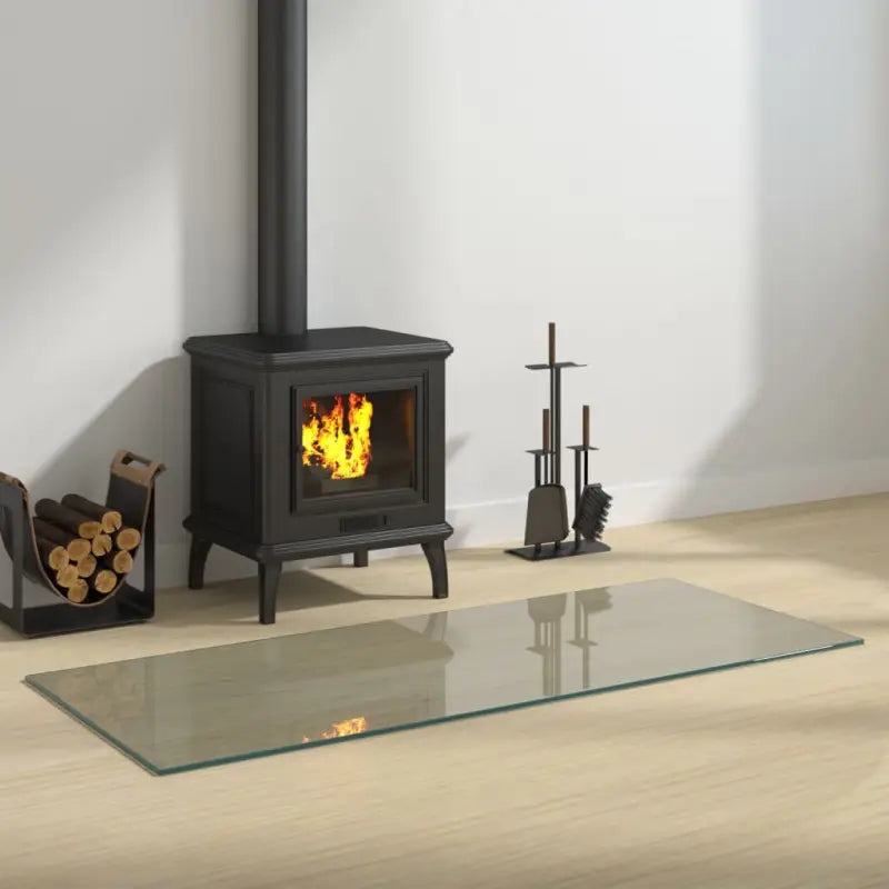 Gehard glas voor openhaard bescherming van vloeroppervlak - 120 x 50 cm / 1 - Glas