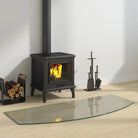 Gehard glas voor openhaard Beschermingsplaat Hoogwaardige hittebestendige glasplaat - 120 x 50 cm / 1 - Glas