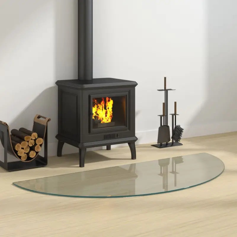 Gehard Glas voor Openhaard Beschermplaat Hoogwaardige Vloerbescherming - 1200 x 500 mm / 1 - Glas