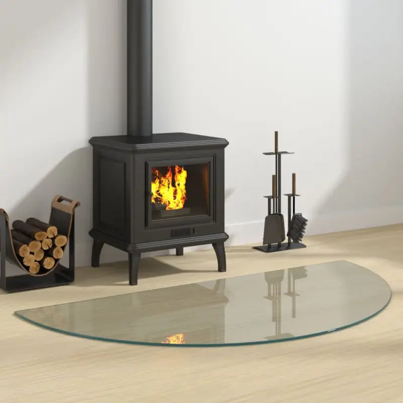 Gehard Glas voor Openhaard Beschermplaat Hoogwaardige Vloerbescherming - 1200 x 600 mm / 1 - Glas