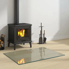 Gehard glasplaat voor openhaard ter bescherming van vloeren - 80 x 60 cm / 1 - Glas